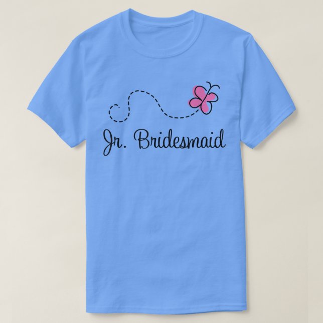 Camiseta Junior Bridesmaid Weding Girls Bridal Party (Frente do Design)