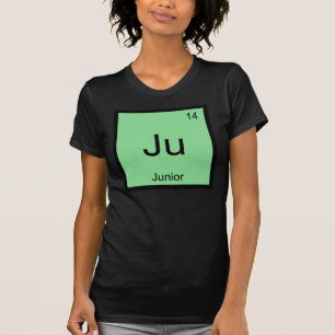 Camiseta Júnior Nome Elemento Químico Tabela Periódica