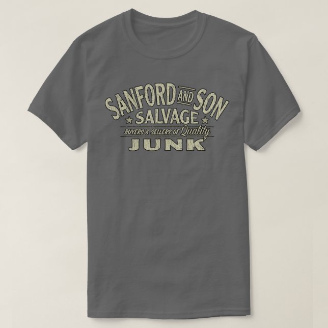 Camiseta Junkyard Sanford e Son 1972 (Frente do Design)