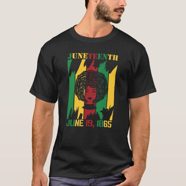 Camiseta Junta | 19 de junho de 1865 | História negra (Frente)