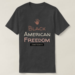 Camiseta Junta da Liberdade Americana Negra