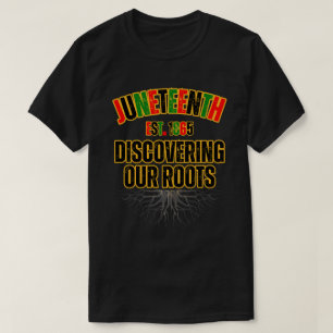 Camiseta Junta Raízes africanas História Negra Mês