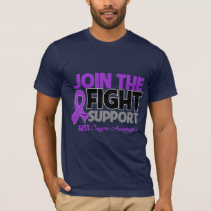 Camiseta Junte-Se À Consciência Do Cancer GIST De Suporte