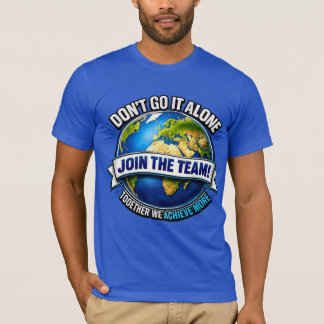 Camiseta Junte-se à Equipe – Design de Colaboração Global