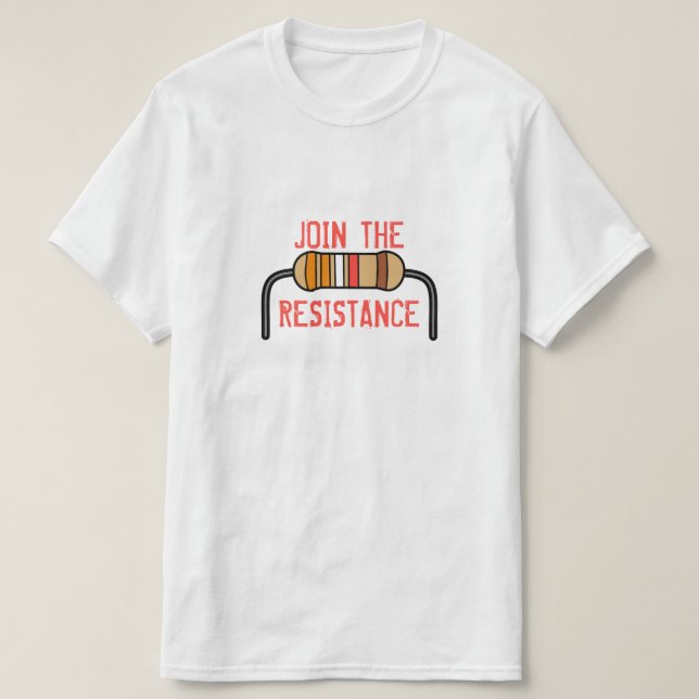 Camiseta Junte-se à resistência (Frente do Design)