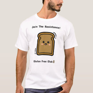 Camiseta Junte-se à Resistência: Clube Livre Gluten