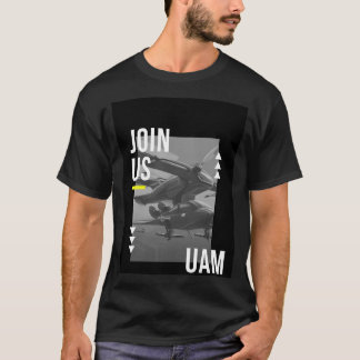 Camiseta Junte-se a UAM para Air Taxi AAM VTOL EVTOL