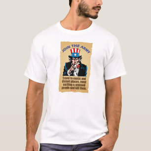 Camiseta Junte-se ao exército - tio Sam