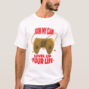 Camiseta Junte-se ao Meu Clã Men White