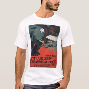 Camiseta Junte-se ao Serviço Aéreo do Exército