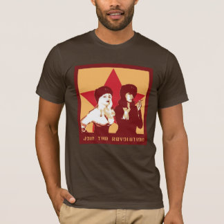 Camiseta Junte-se ao T da revolução (os homens)