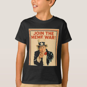 Camiseta Junte-se ao Trump da Guerra Meme