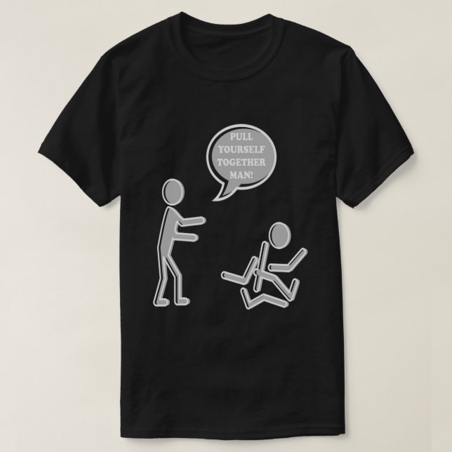 Camiseta Junte-Se Com Sarcasmo Sarcástico Engraçado Gif (Frente do Design)