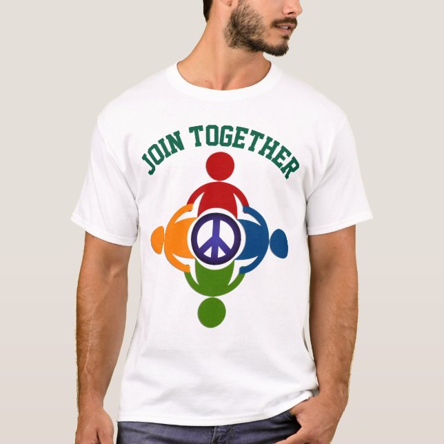 Camiseta Junte-se em Paz (Frente)