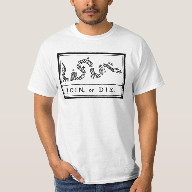 Camiseta Junte-se ou morra-se (Frente)