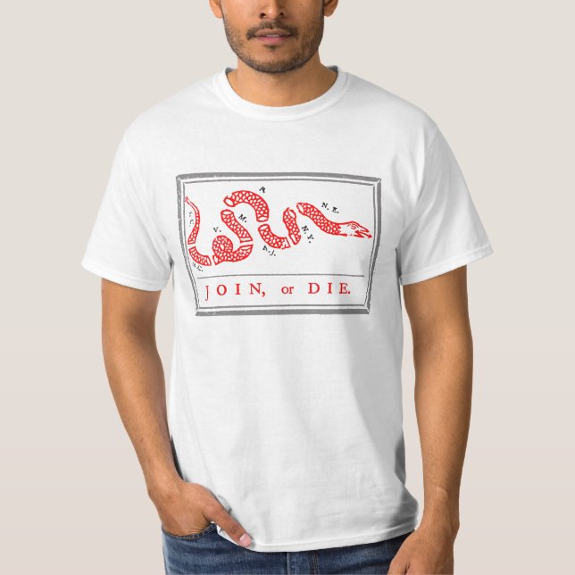 Camiseta Junte-se ou morra-se (Frente)