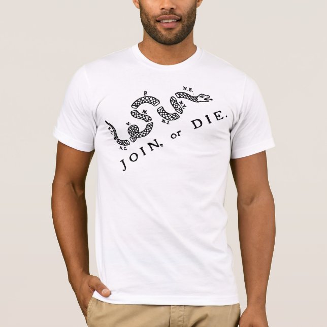 Camiseta junte-se ou morra-se (Frente)