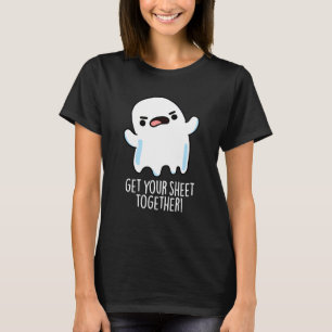 Camiseta Junte Sua Folha Junto Punho Divertido de Fantasma