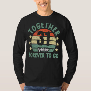 Camiseta Juntos 31 Anos Para Ir Ao 31º Casamento A