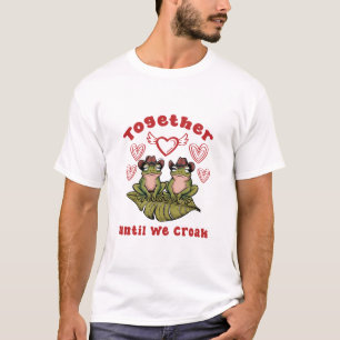 Camiseta Juntos Até Que Nos Cruzemos, Sapos Bonitos De Howd