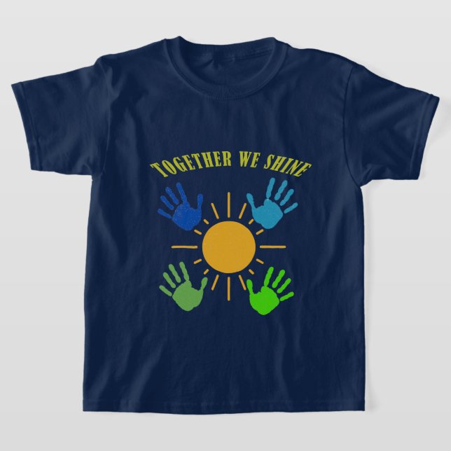 Camiseta Juntos Brilhamos (Postura )