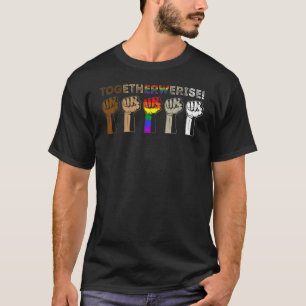 Camiseta Juntos, Levantamos a Roupa dos Direitos Humanos Ju