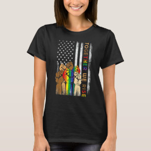 Camiseta Juntos, Levantamos O Lgbt (Instituto Americano par