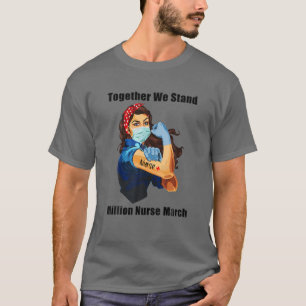 Camiseta Juntos Levantem Milhões De Enfermeiros Março 2022