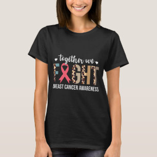 Camiseta Juntos Lutamos Contra a Consciência do Cancro da M