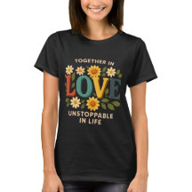 Camiseta Juntos no Amor Imparáveis na Vida – Roma