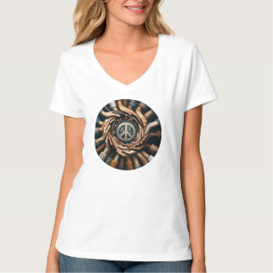 Camiseta Juntos pela Paz - muitas mãos