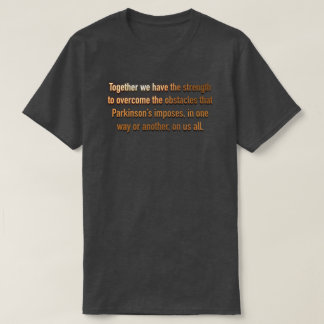 Camiseta Juntos Resistência Contra Parkinsons