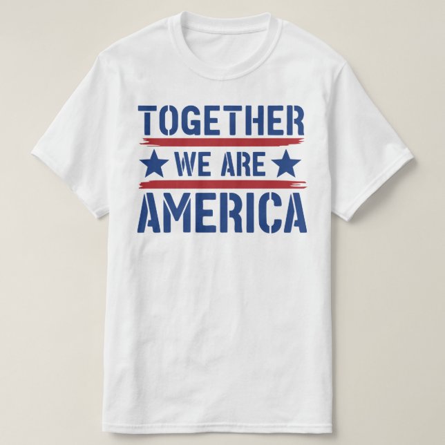 Camiseta Juntos Somos a América (Frente do Design)