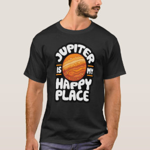Camiseta Júpiter É Meu Lugar Feliz Astrologia 2