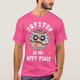 Camiseta Júpiter É Meu Lugar Feliz Planeta Geek Do Sistema