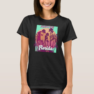 Camiseta Jupiter FL Flórida retro oceânica praia