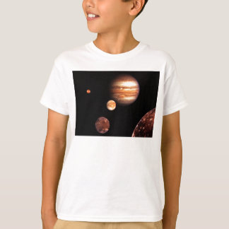 Camiseta Jupiter Moons Crianças Toddler e roupas de Criança