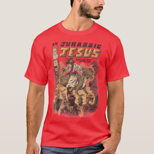 Camiseta JURASSIC JESUS girl (Frente)