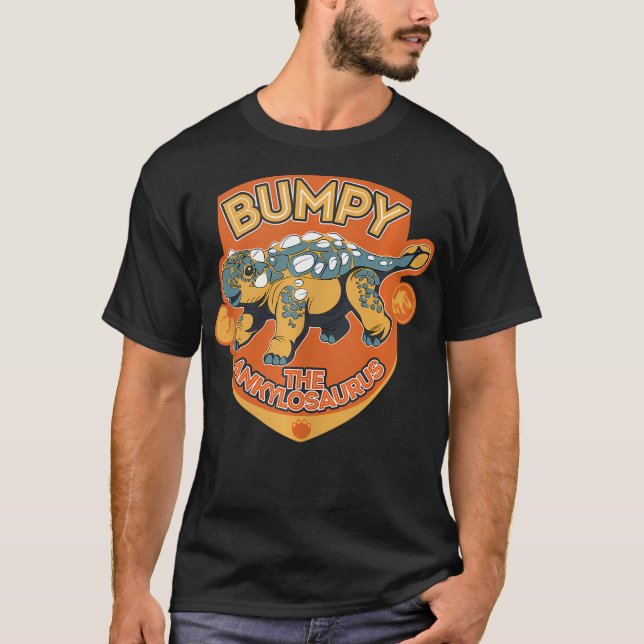 Camiseta Jurassic World Camp Cretaceous Bumpy O Anquilossau (Frente)