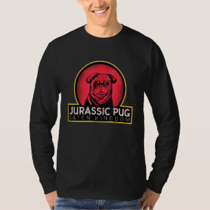 Camiseta Jurássico Pug Para Cão