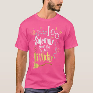 Camiseta Juro Solenemente que é o meu aniversário