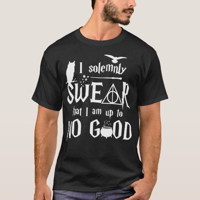 Camiseta Juro solenemente que estou aprontando SEM BOAS CON (Frente)