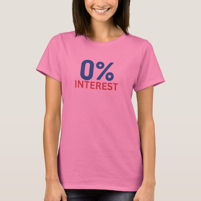 Camiseta Juros 0% (Frente)