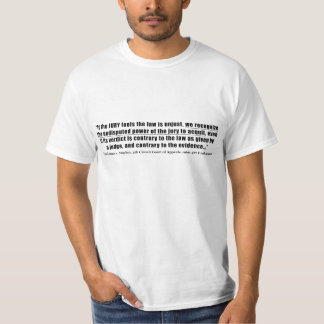 Camiseta Jury Nullificação Estados Unidos contra Moylan 196