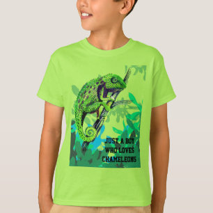 Camiseta Jus a Boy que ama camaleões