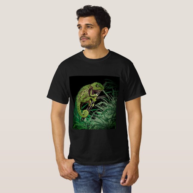 Camiseta Jus a Boy que ama camaleões (Frente Completa)