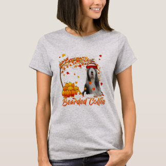 Camiseta Just A Girl Who Loves Bearded Collie Dog