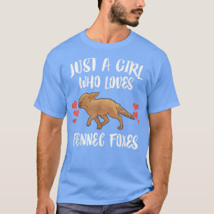 Camiseta Just A Girl Who Loves Fennec Foes Animal Lover