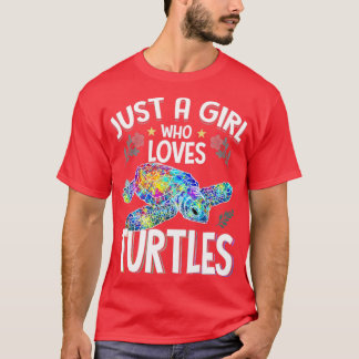 Camiseta Just A Girl Who Loves Turtles