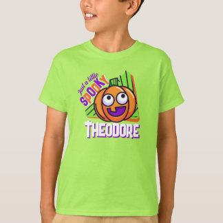 Camiseta Just a Little Spooky Pumpkin - green custom tshirt